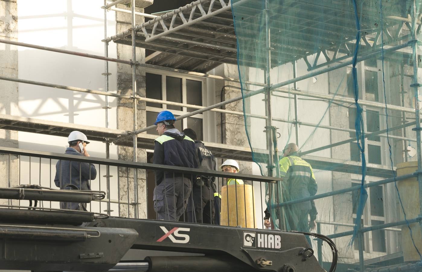 Accidente laboral en las obras del centro Doctor Madrazo