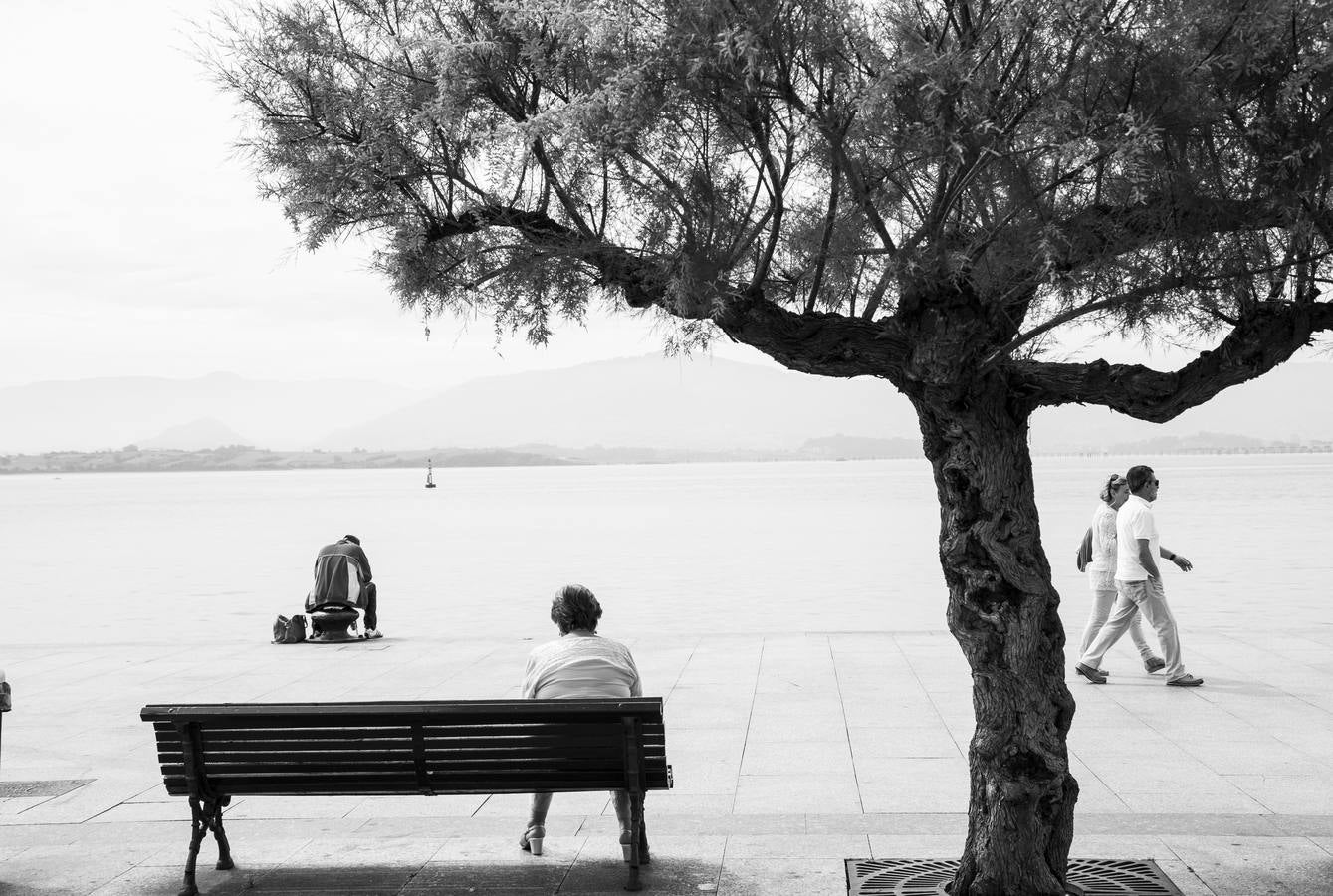 Santander en blanco y negro
