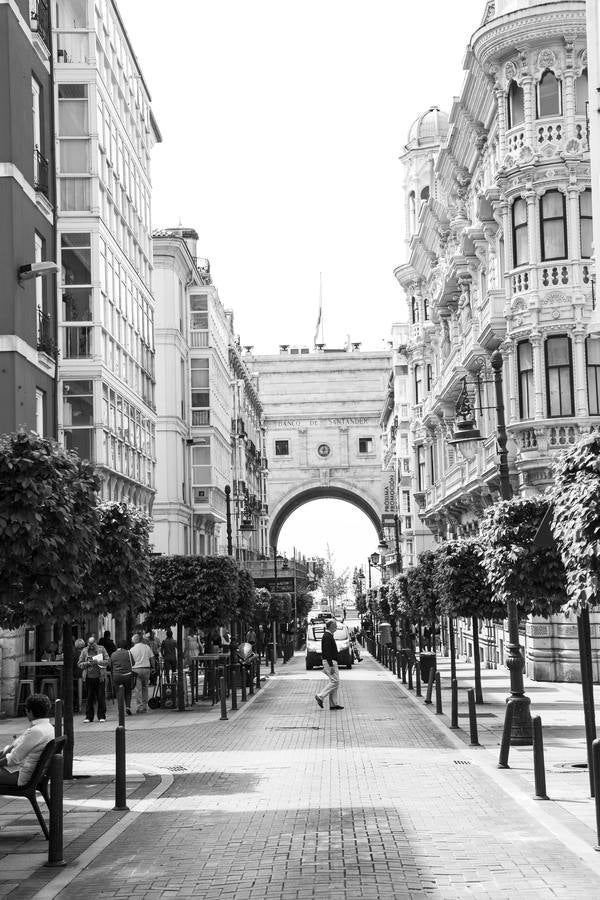 Santander en blanco y negro