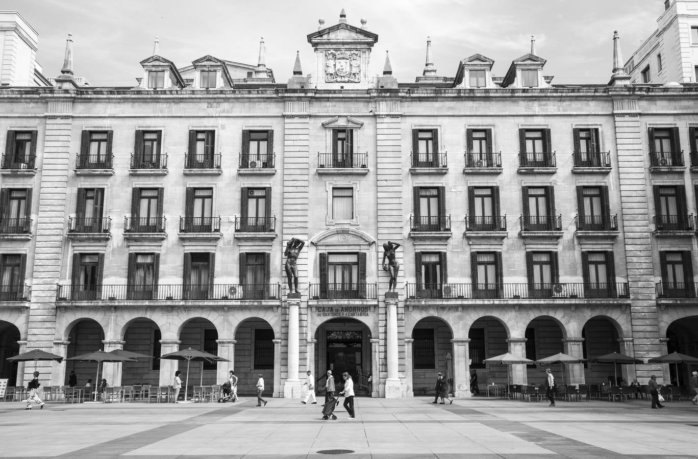 Santander en blanco y negro