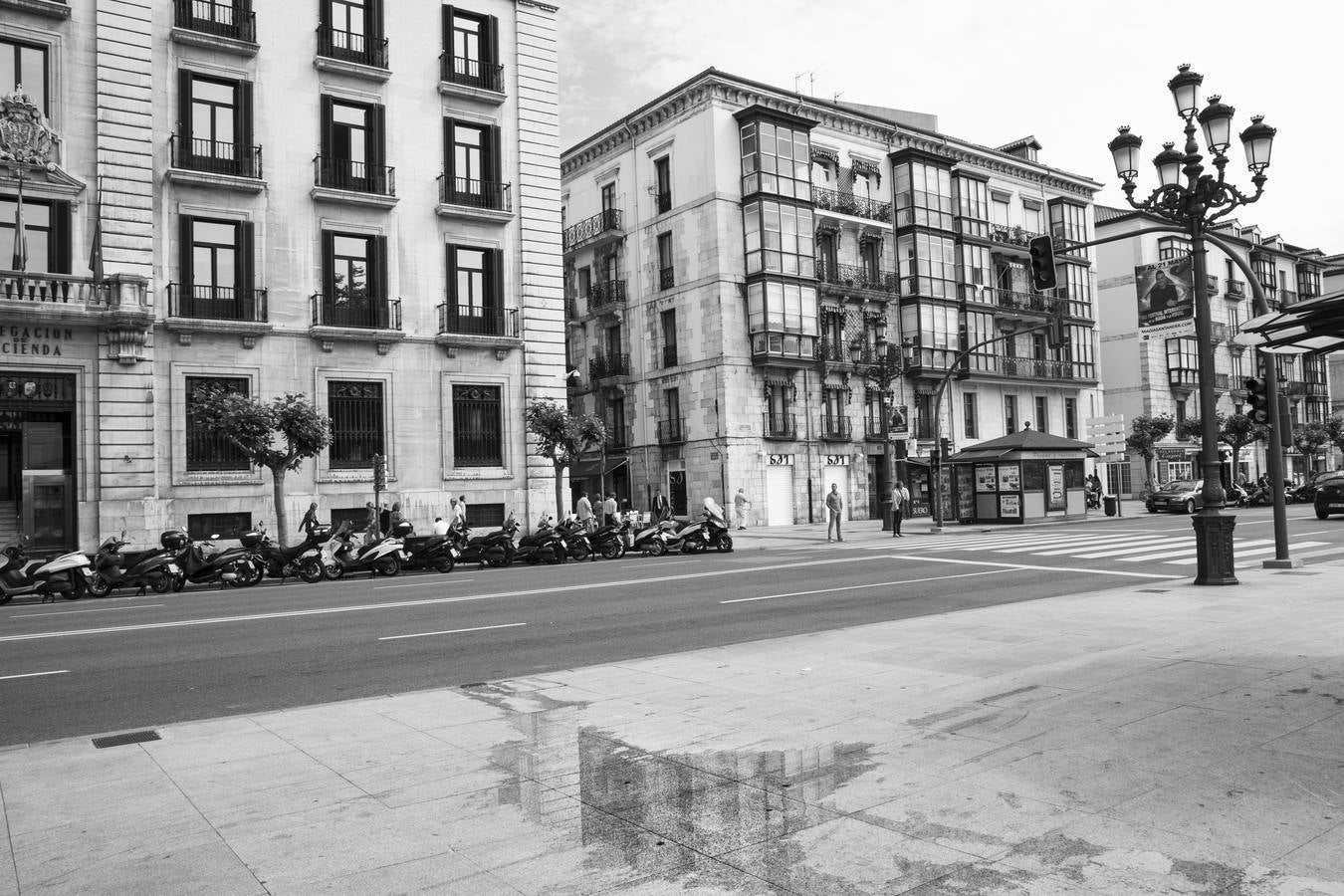 Santander en blanco y negro