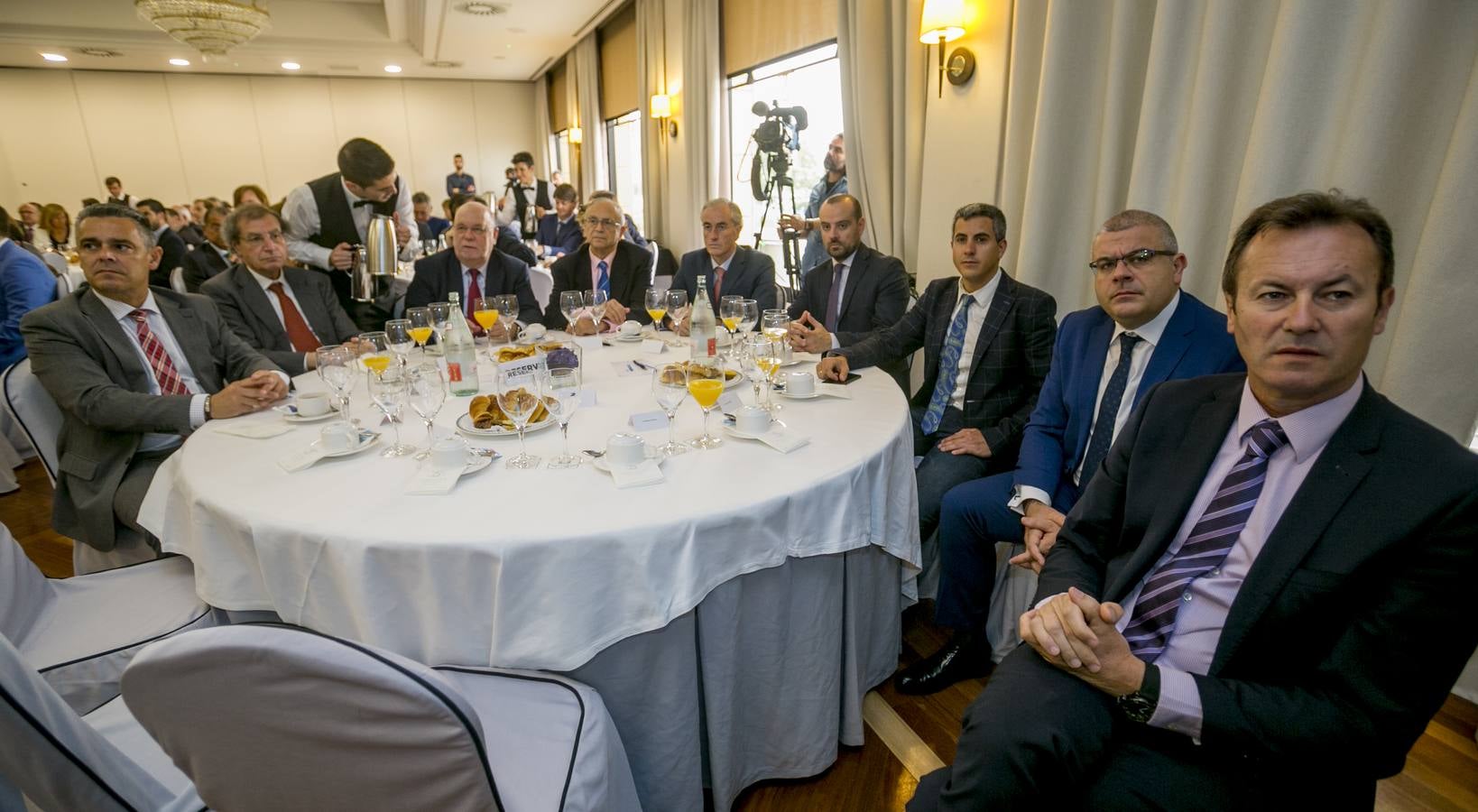 Rafael Pampillón, en el Foro Económico de El Diario Montañés