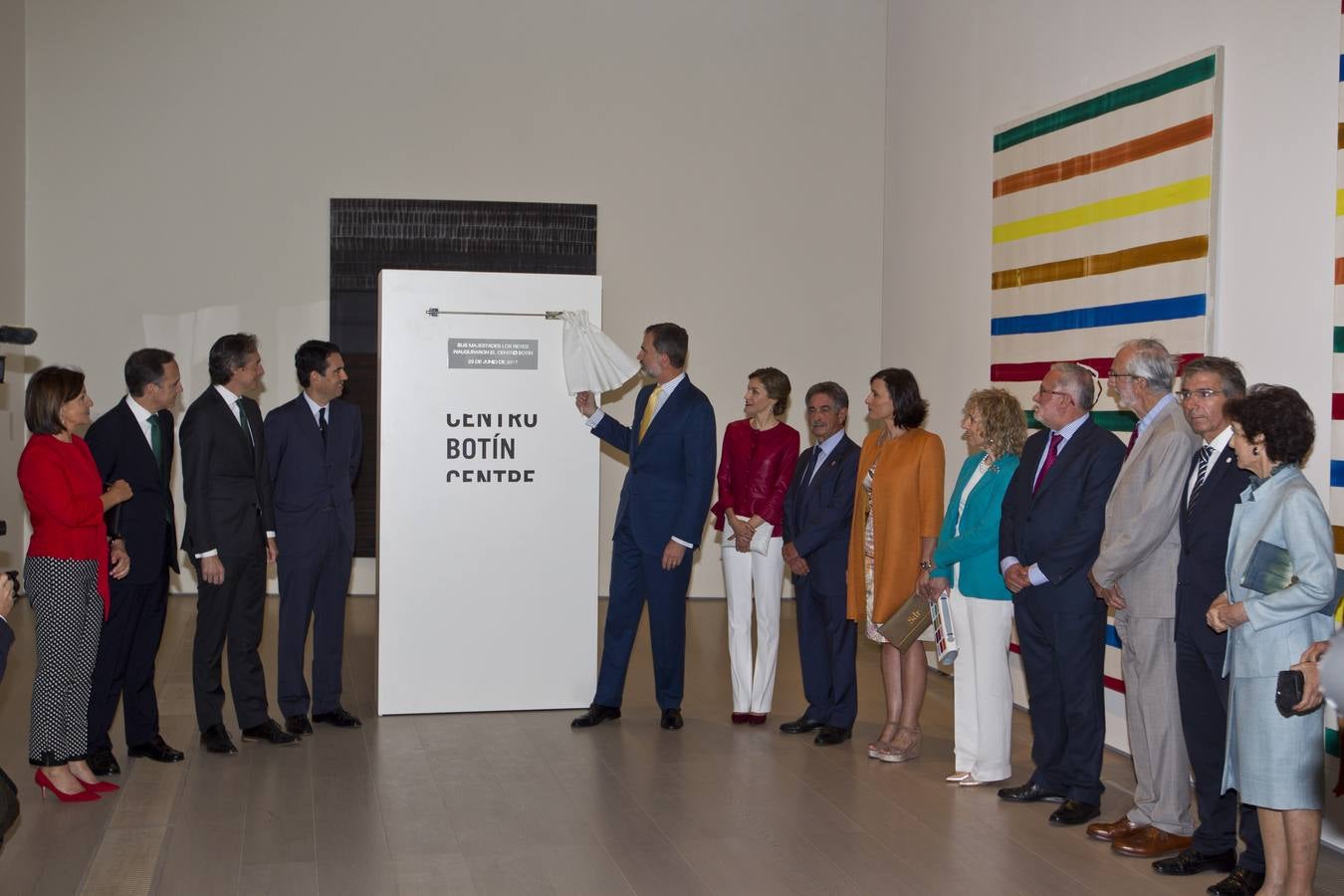 Momentos del acto de inaguración