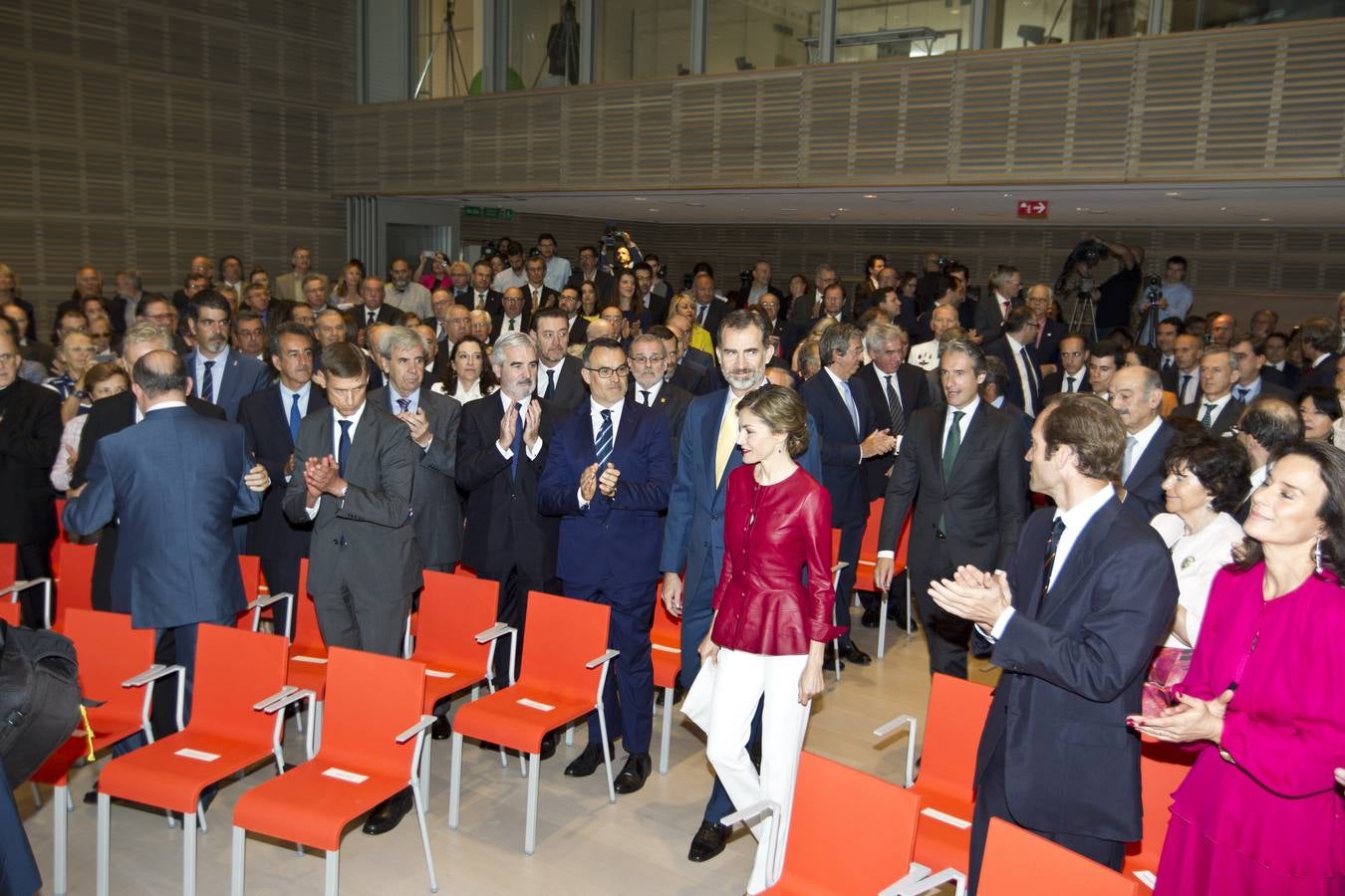Momentos del acto de inaguración