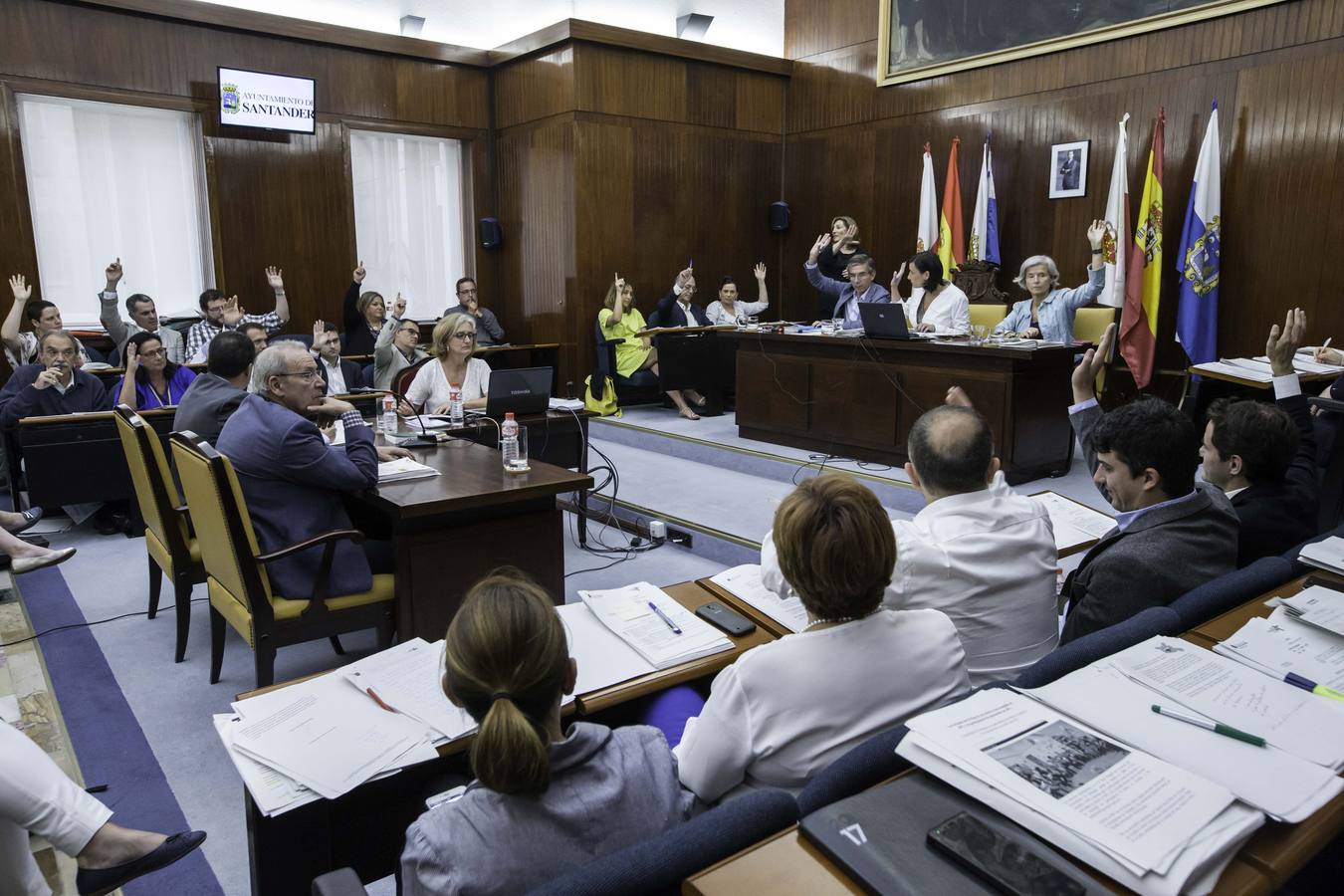 Pleno del Ayuntamiento de Santander, de este jueves 29 de junio