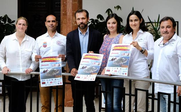 Presentación del campeonato, esta mañana en el Ayuntamiento de Santander.