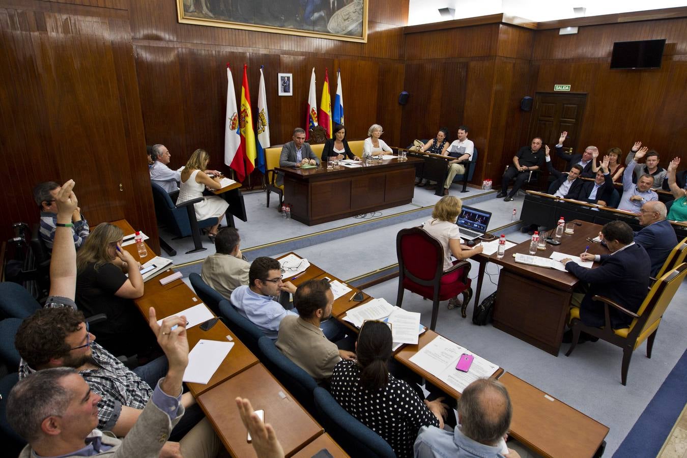 Pleno extraordinario del Ayuntamiento de Santander por la desaparición de C&#039;s y el paso de sus dos ediles a &#039;no adscritos&#039;