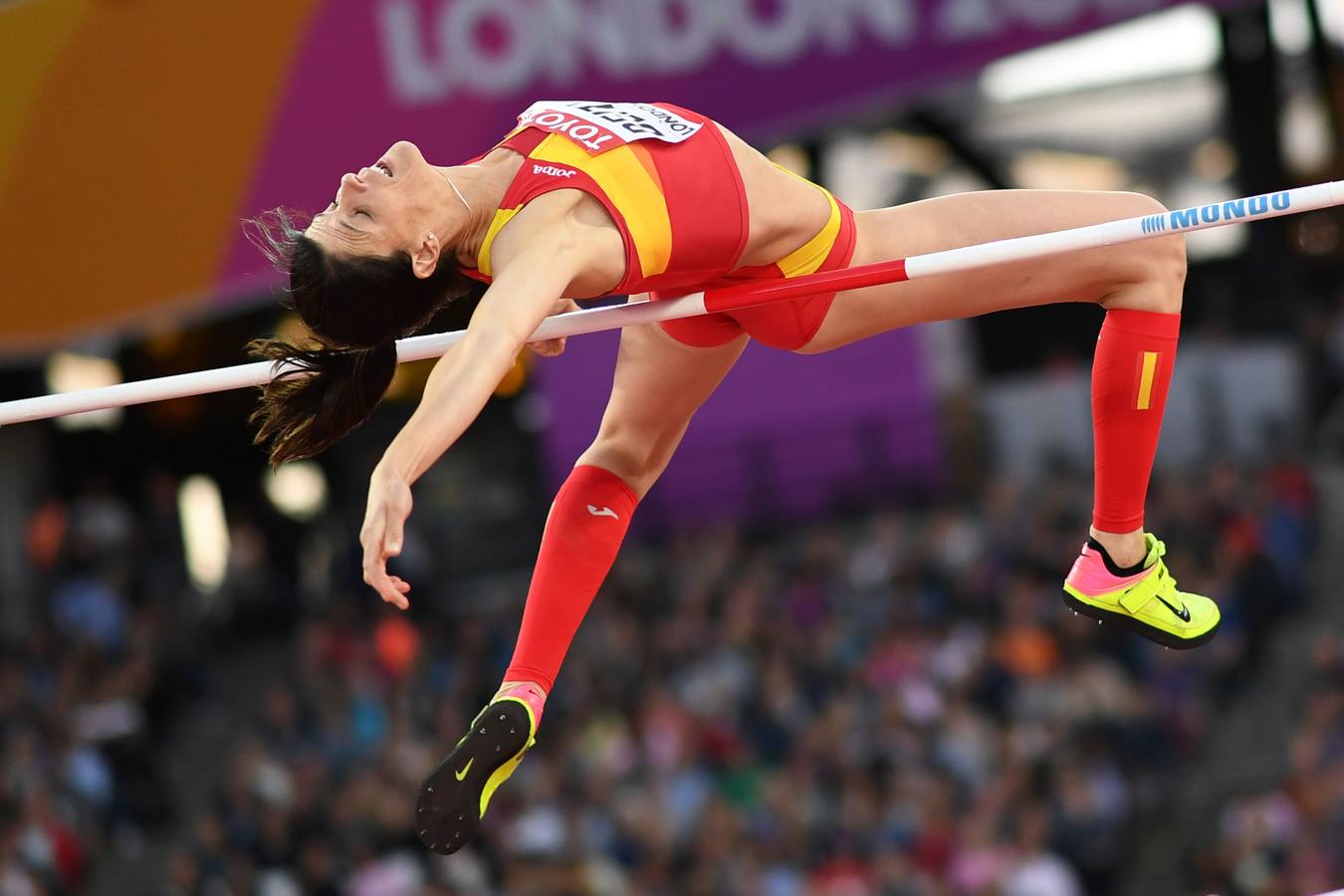 Ruth Beitia, en la calificación