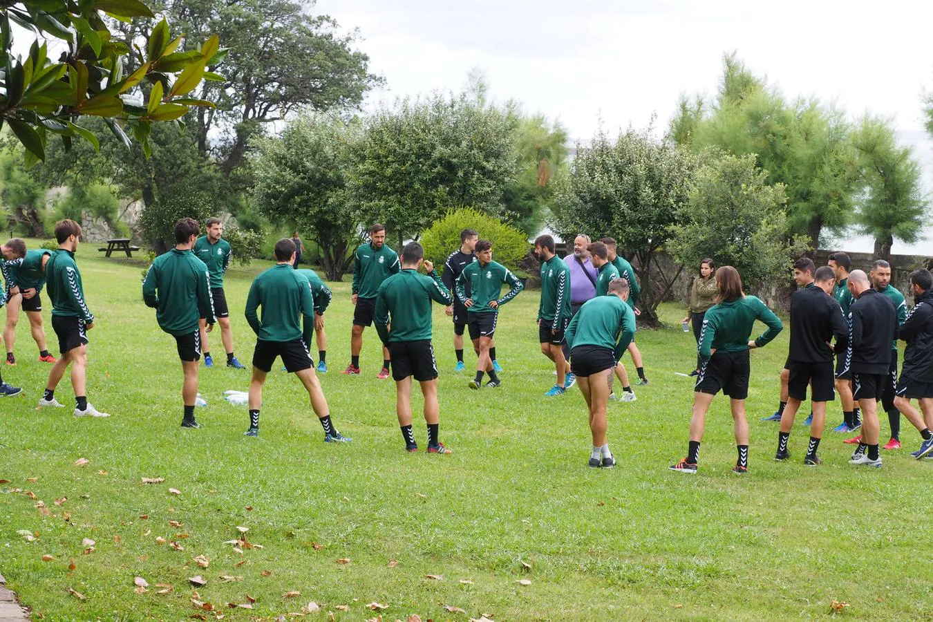 Entrenamiento del Racing en Mataleñas