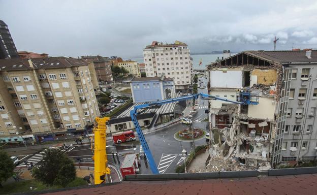 Edificio que se derrumbó el pasado 19 de julio.