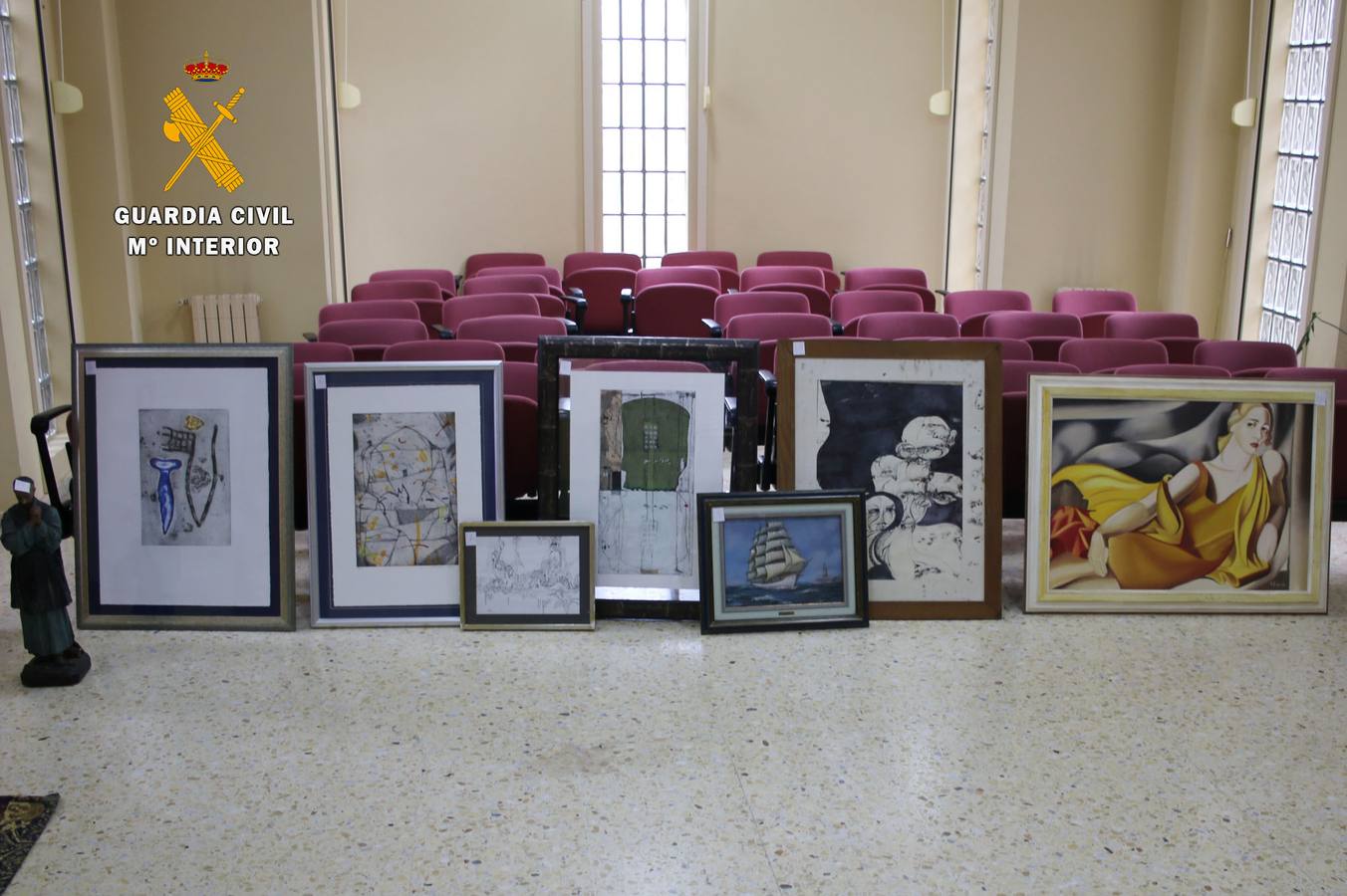 Recuperación de obras de arte robadas en casas de Cantabria
