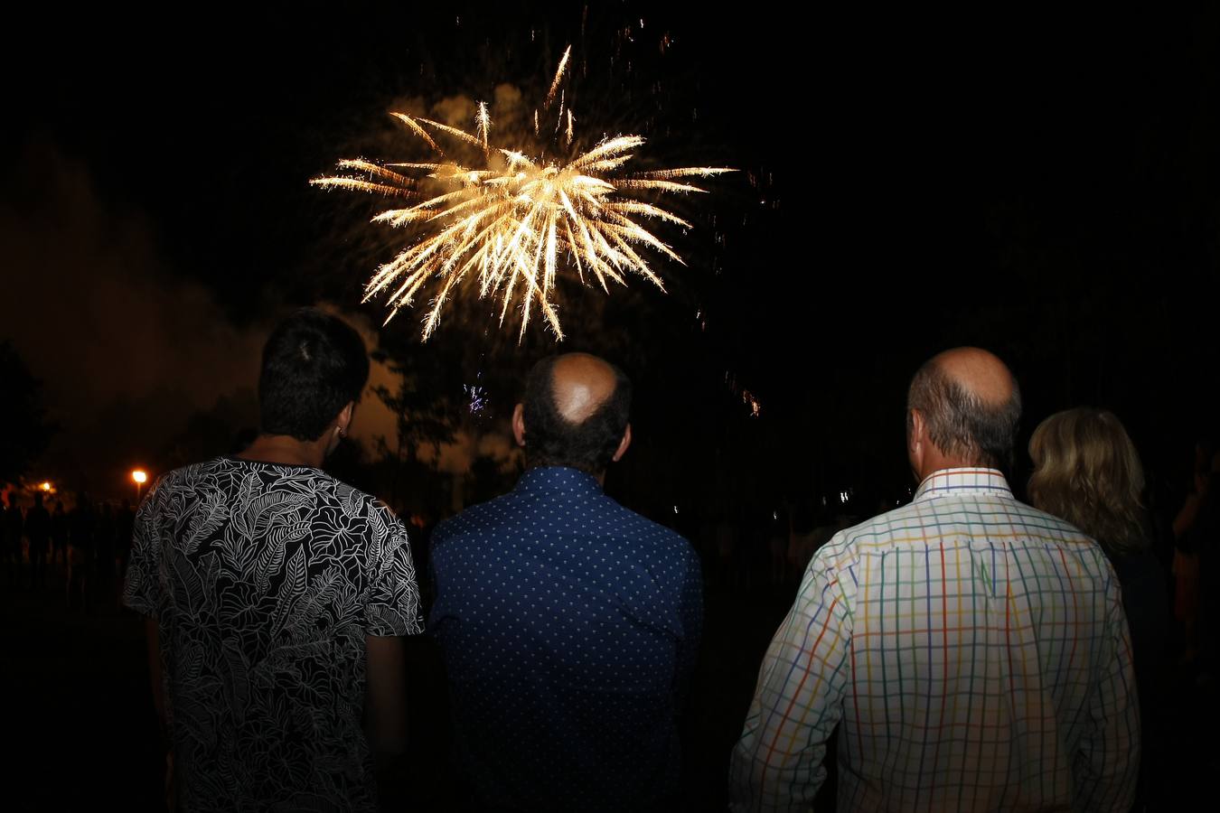 A las 00.00 horas en el Bulevar Ronda, junto al pabellón María Pardo de Nueva Ciudad, ayer día 15 de agosto, se pudo disfrutar de los fuegos artificiales.