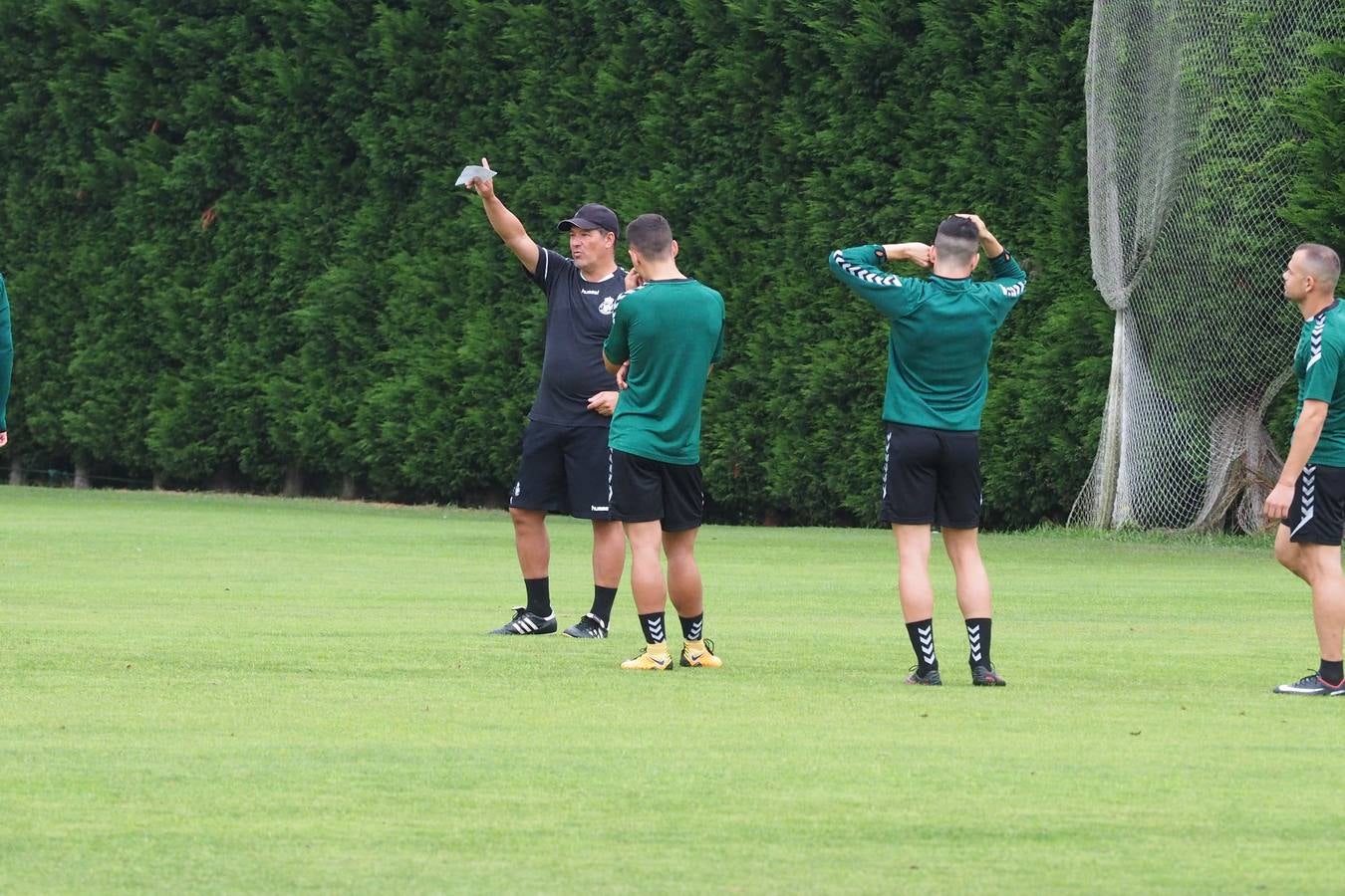 Entrenamiento previo al debut