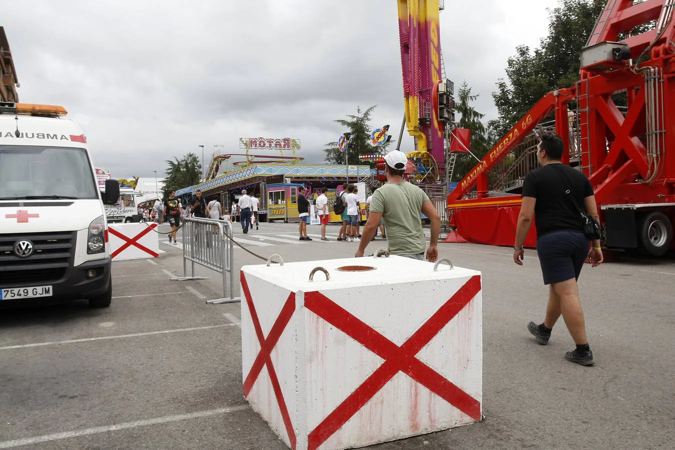 Bolardos y bloques para la seguridad en las fiestas