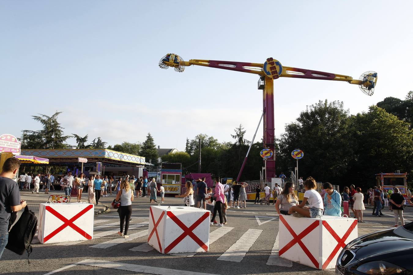 Bolardos y bloques para la seguridad en las fiestas