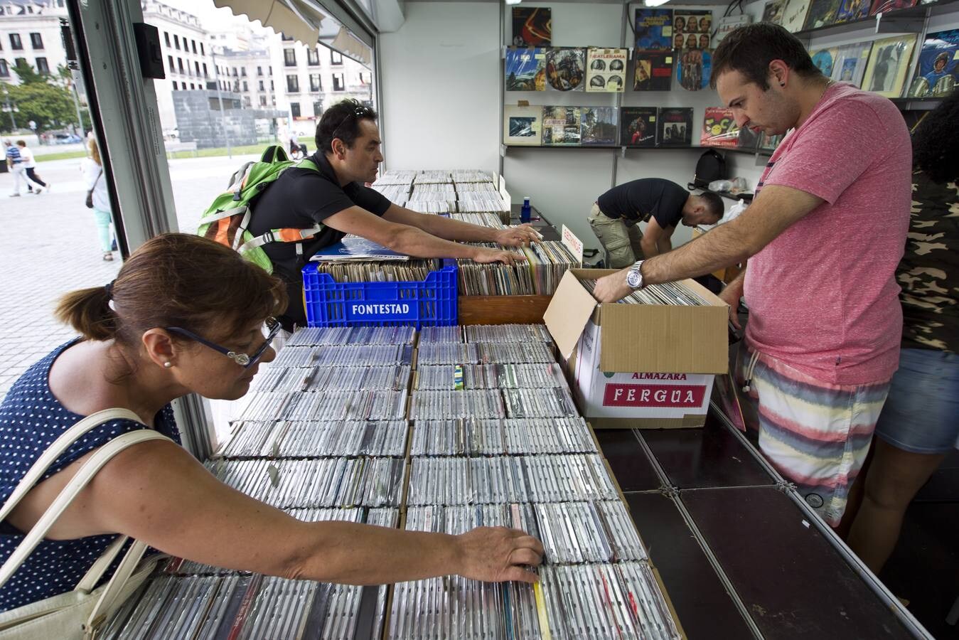 Feria del disco en Santander