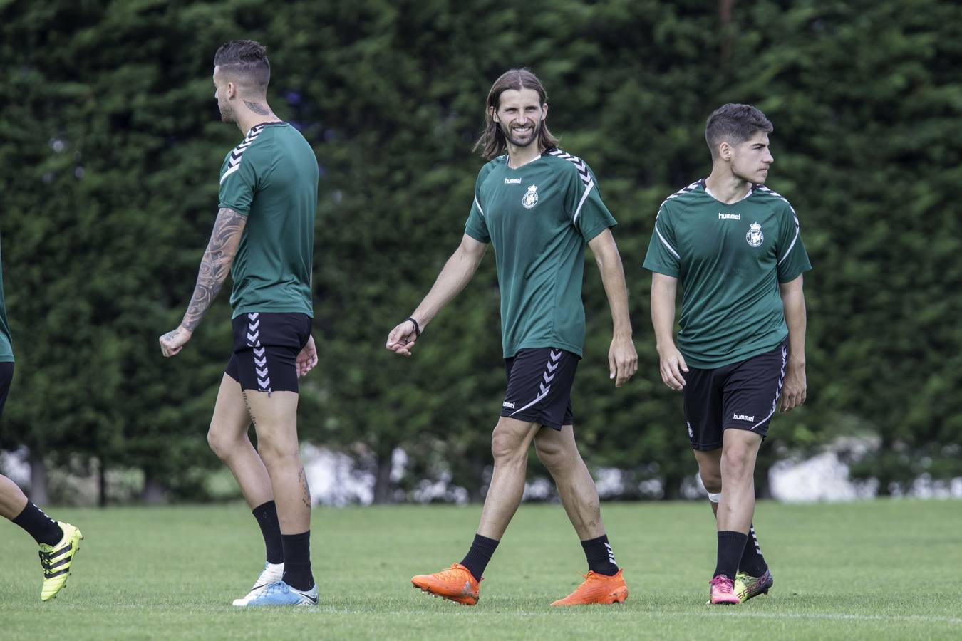 Entrenamiento del Racing en La Albericia