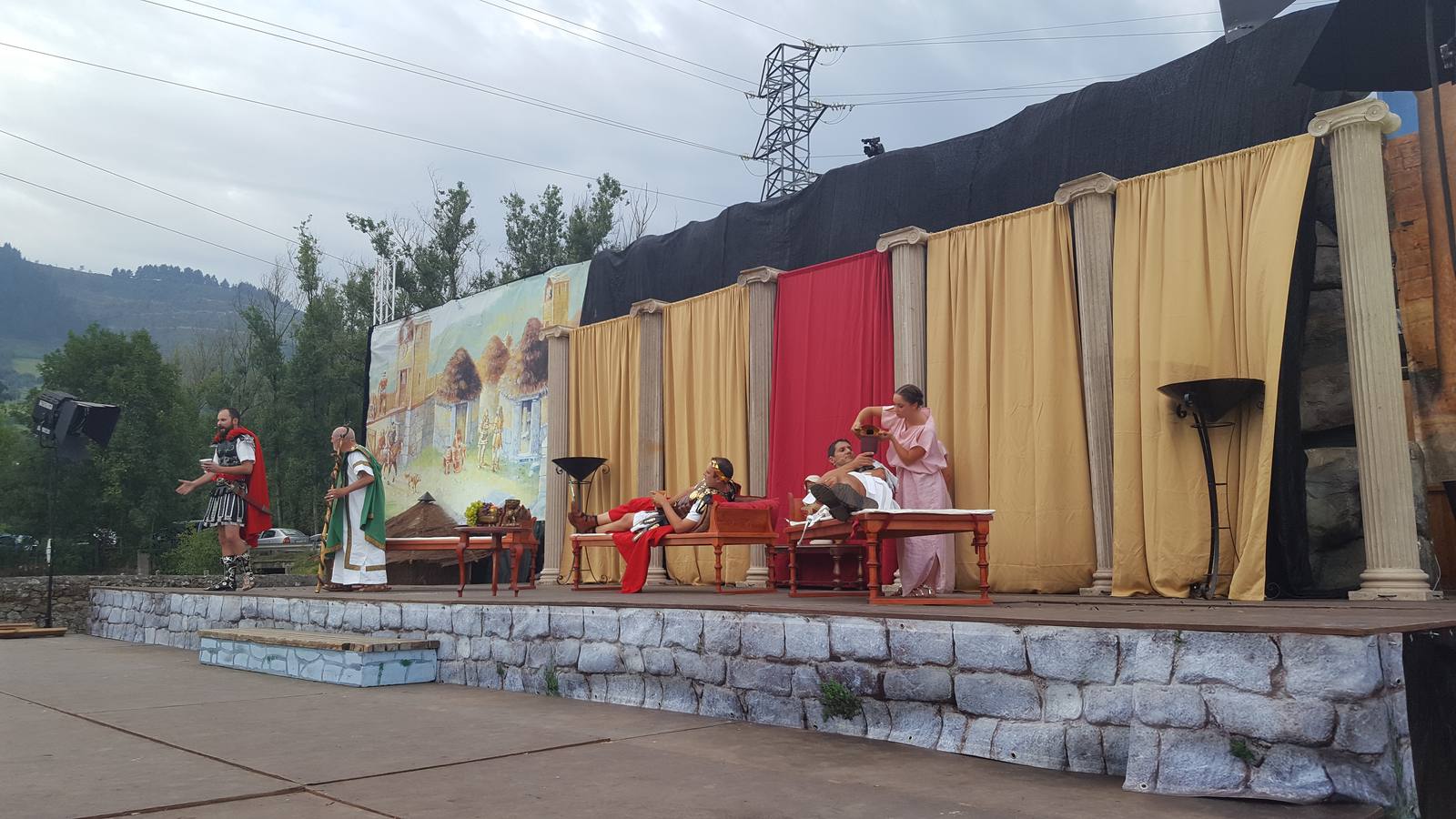 Corocotta reclama a los romanos el precio justo a su cabeza, en la jornada del sábado de la fiesta de Los Corrales de Buelna