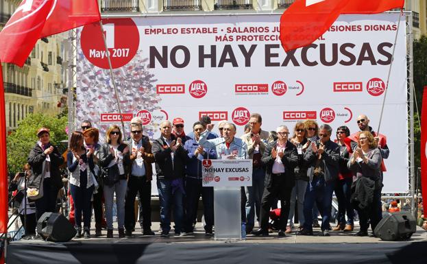 Manifestación sindical del 1 de mayo.