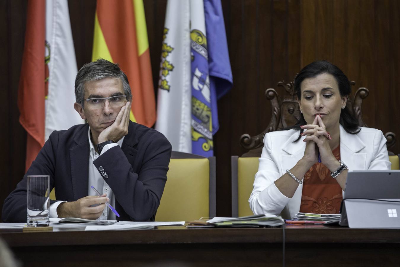 Las imágenes del Pleno del Ayuntamiento de Santander, este jueves 31 de agosto