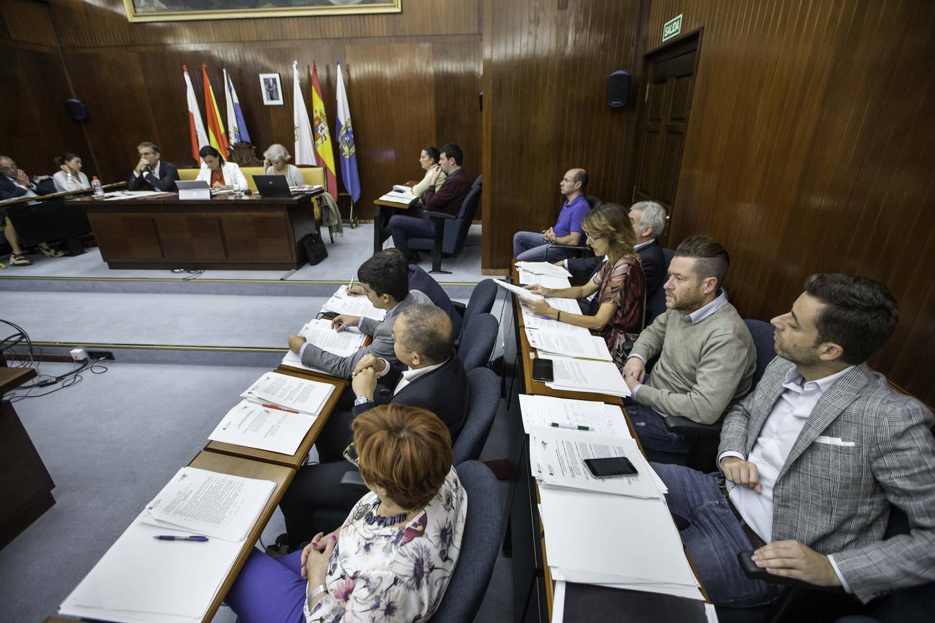 Las imágenes del Pleno del Ayuntamiento de Santander, este jueves 31 de agosto