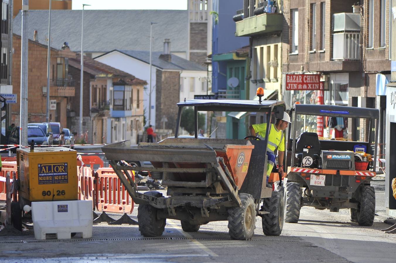Obras en La Albericia