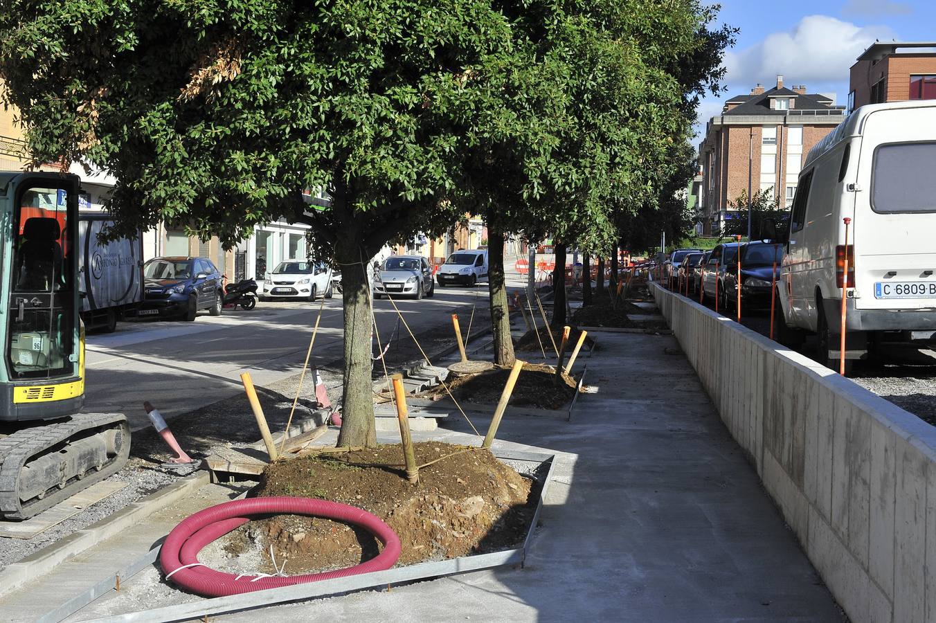 Obras en La Albericia