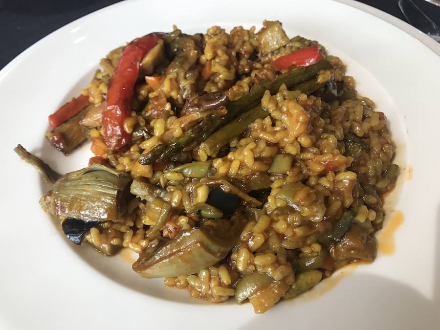 Arroz con verduras.