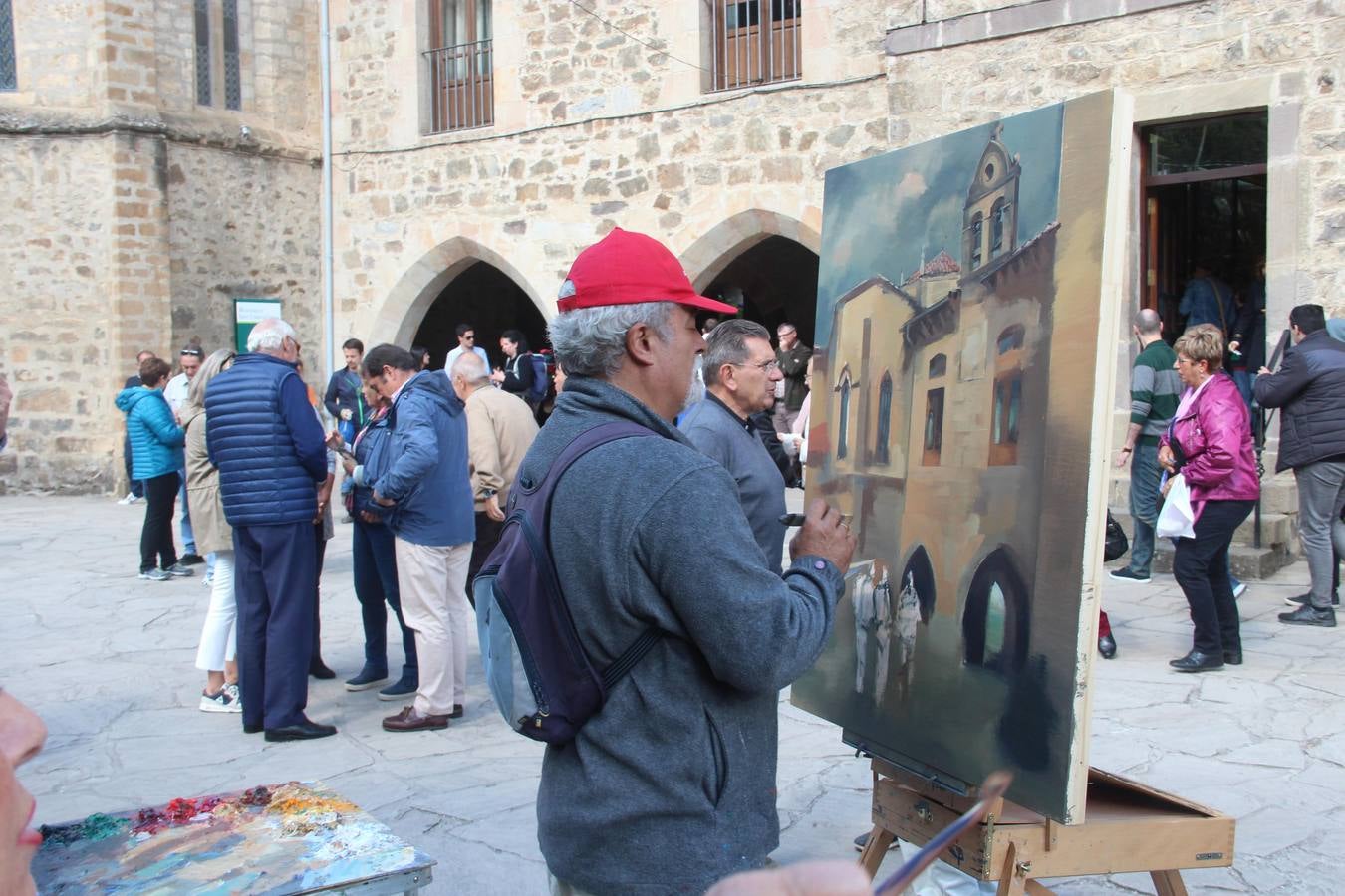 Los artistas retratan la Puerta del Perdón