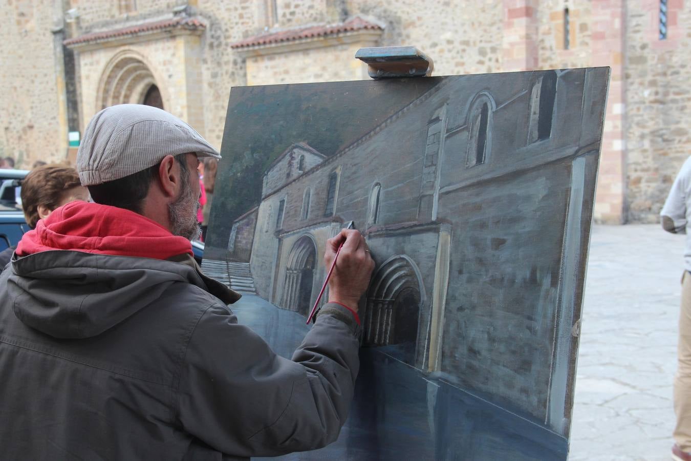 Los artistas retratan la Puerta del Perdón