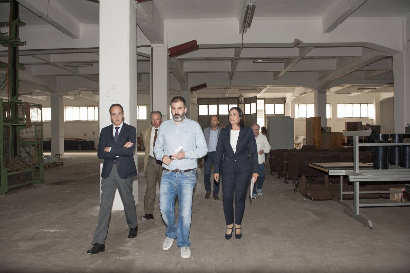 Las obras del nuevo archivo catastral, que se ubicará en el antiguo edificio de Tabacalera en Castilla-Hermida, han comenzado este martes, un paso que supone a la vez abrir el camino para seguir avanzando en el proyecto del barrio cultural La Florida.