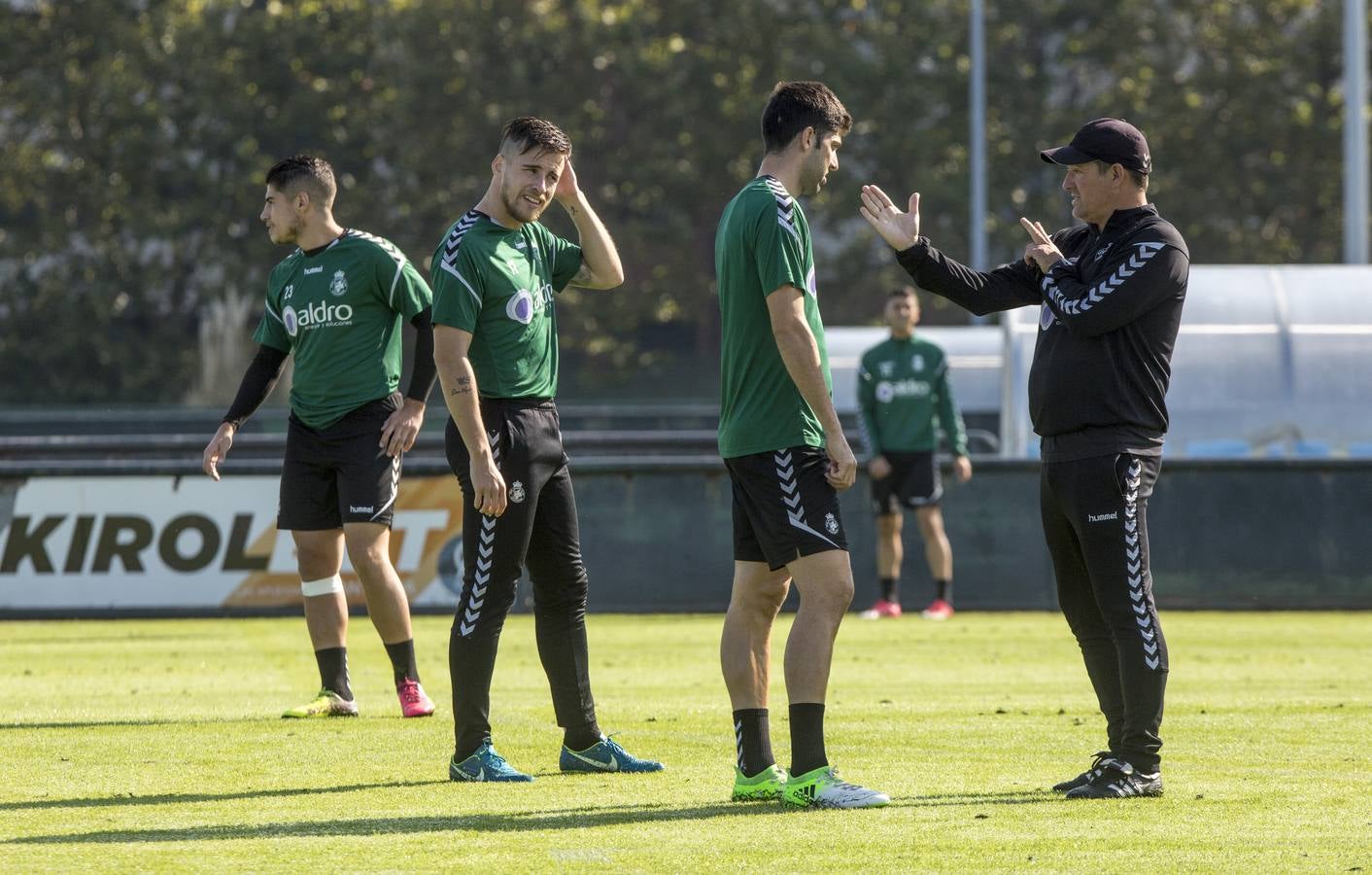 Imágenes del entrenamiento de este miércoles