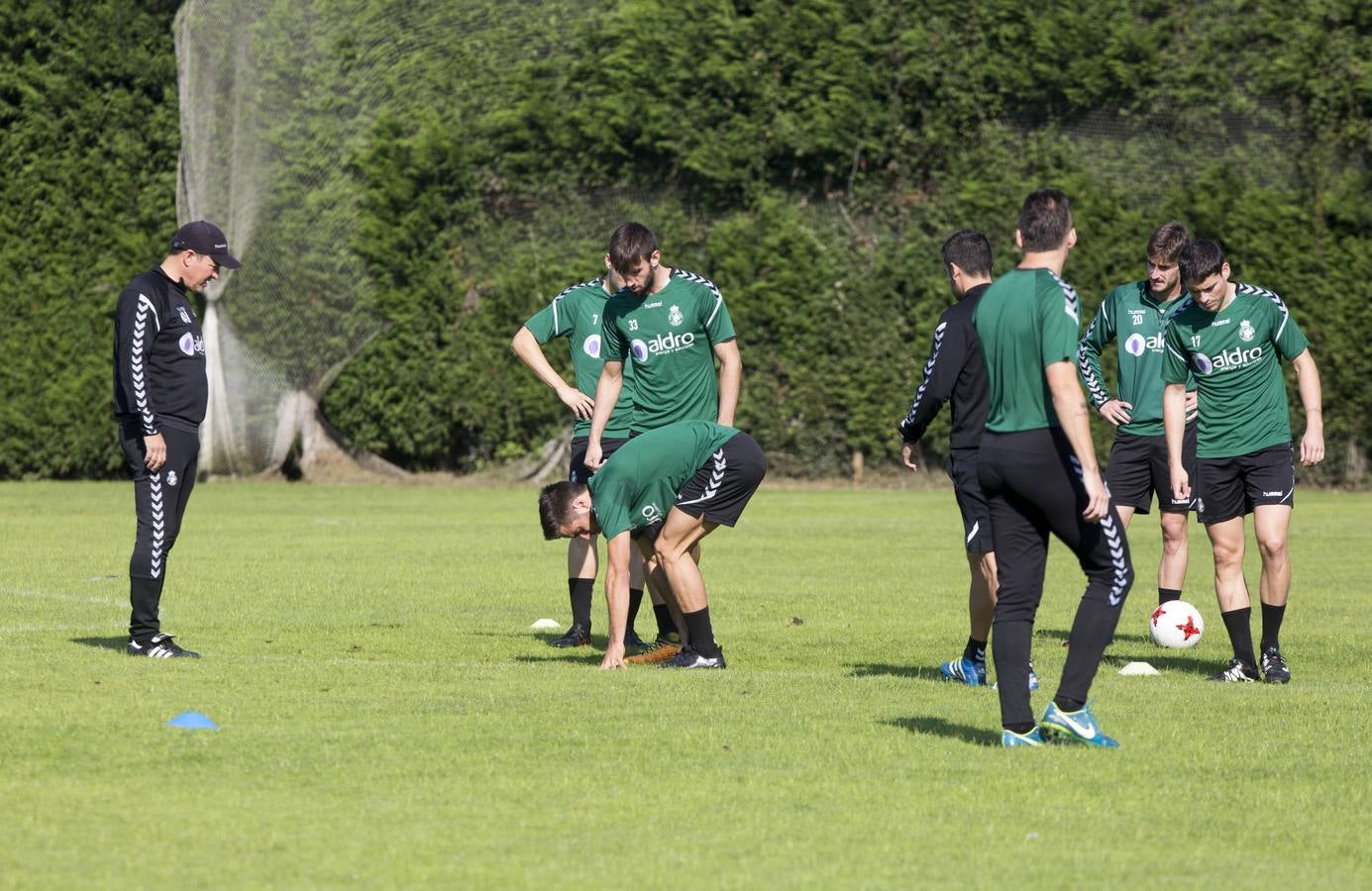 Imágenes del entrenamiento de este miércoles