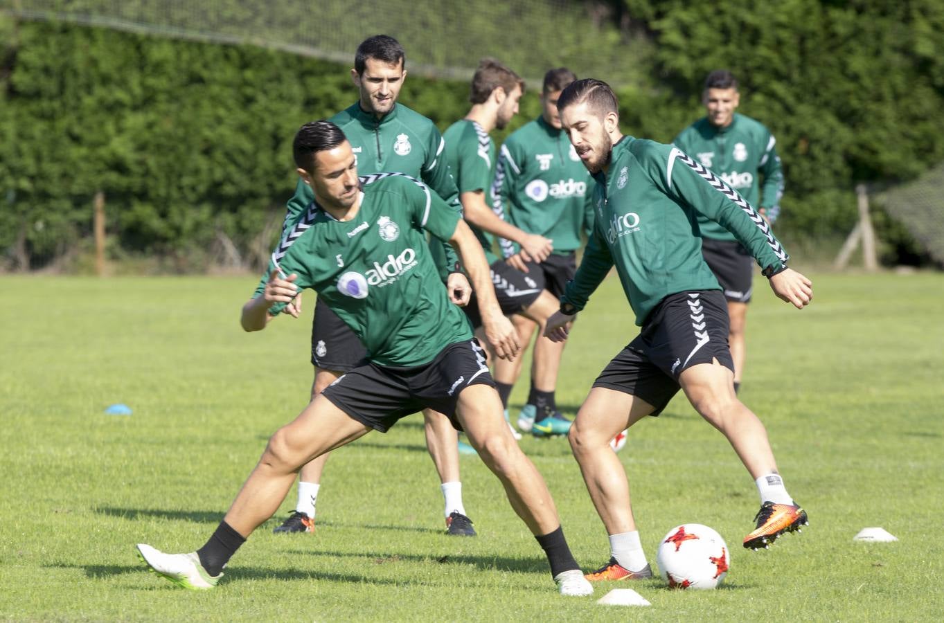 Imágenes del entrenamiento de este miércoles