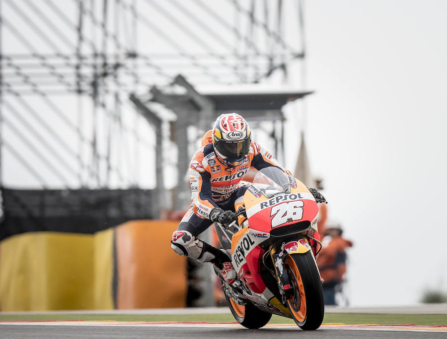 El piloto español de MotoGP Dani Pedrosa.