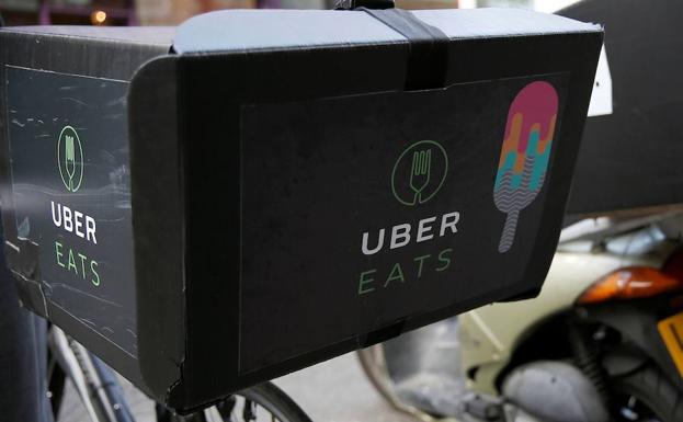 Bicicleta de UberEats.