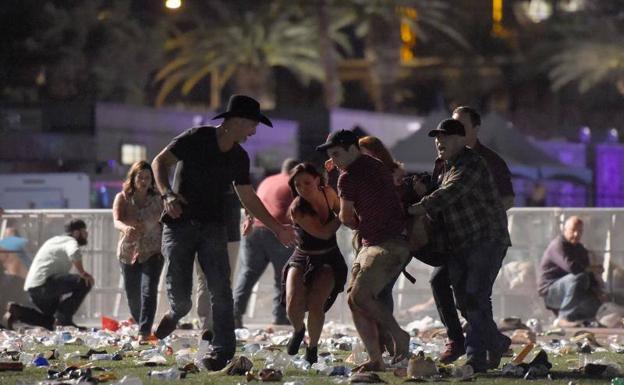 Galería. La masacre en Las Vegas, en imágenes.