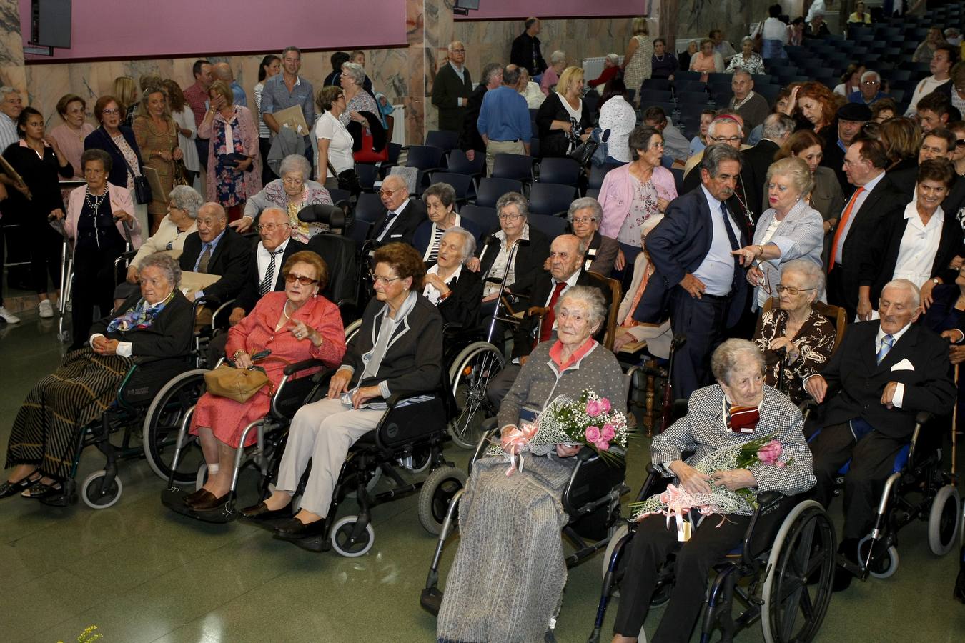 Homenaje en el Asilo de Torrelavega