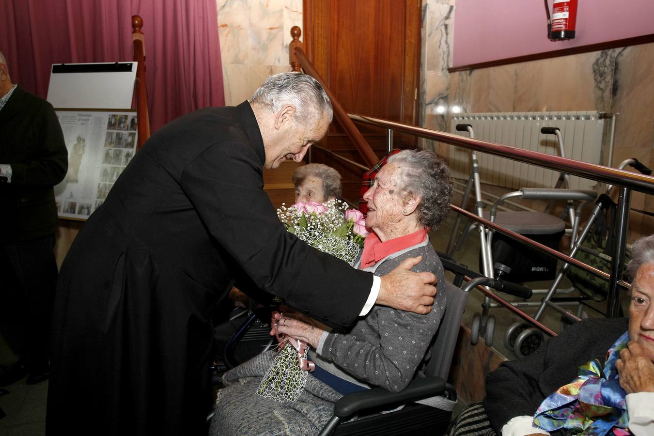 Homenaje en el Asilo de Torrelavega