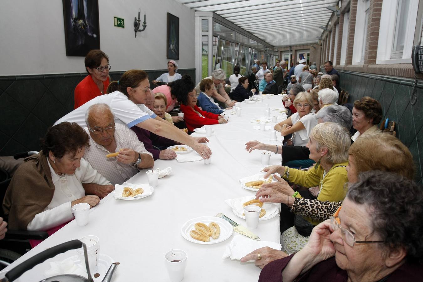 Homenaje en el Asilo de Torrelavega