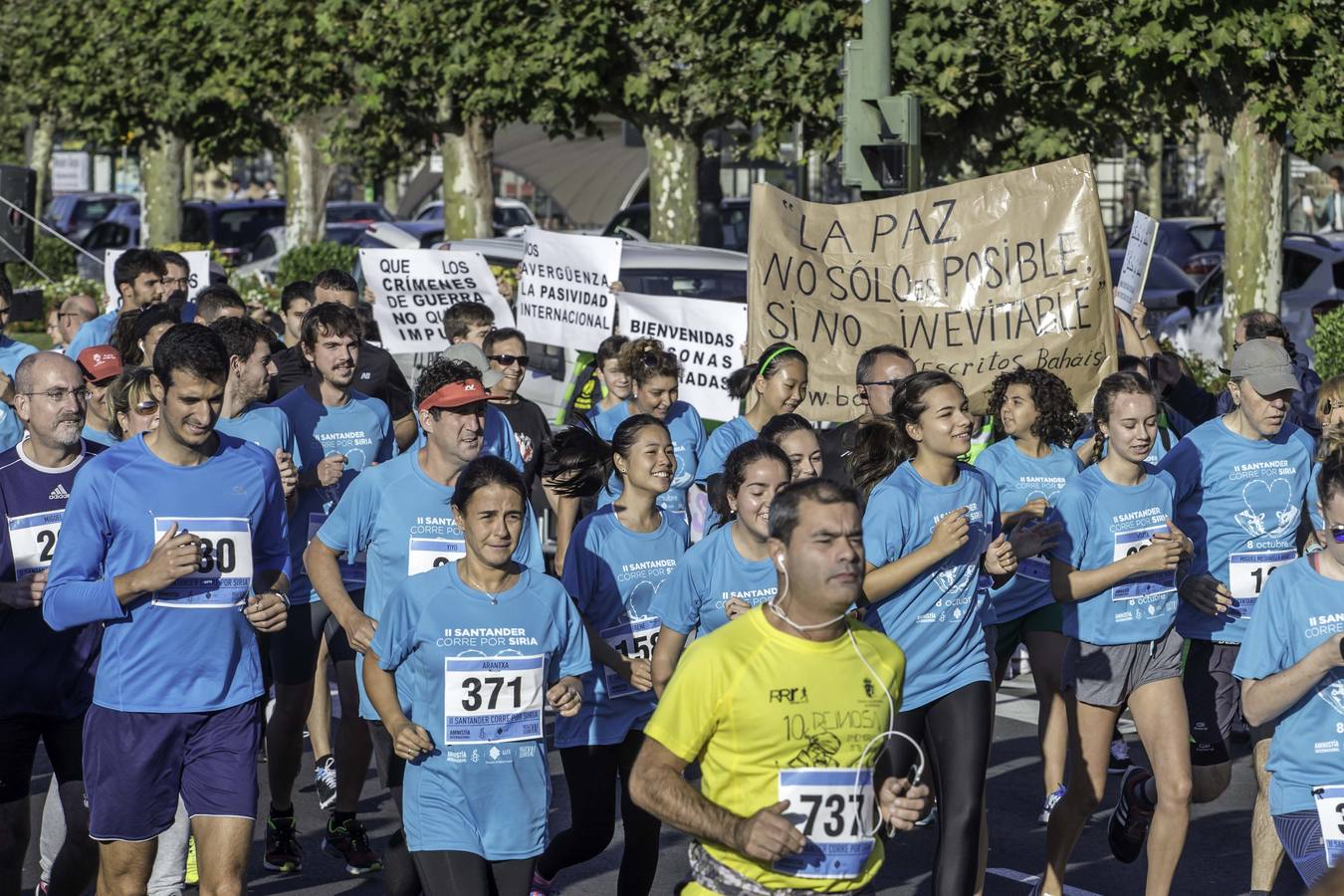 Santander corre por Siria