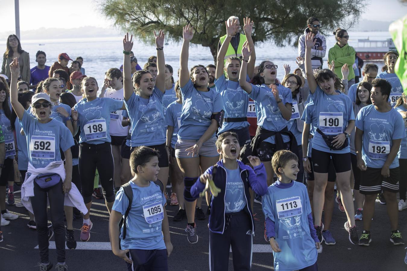 Santander corre por Siria