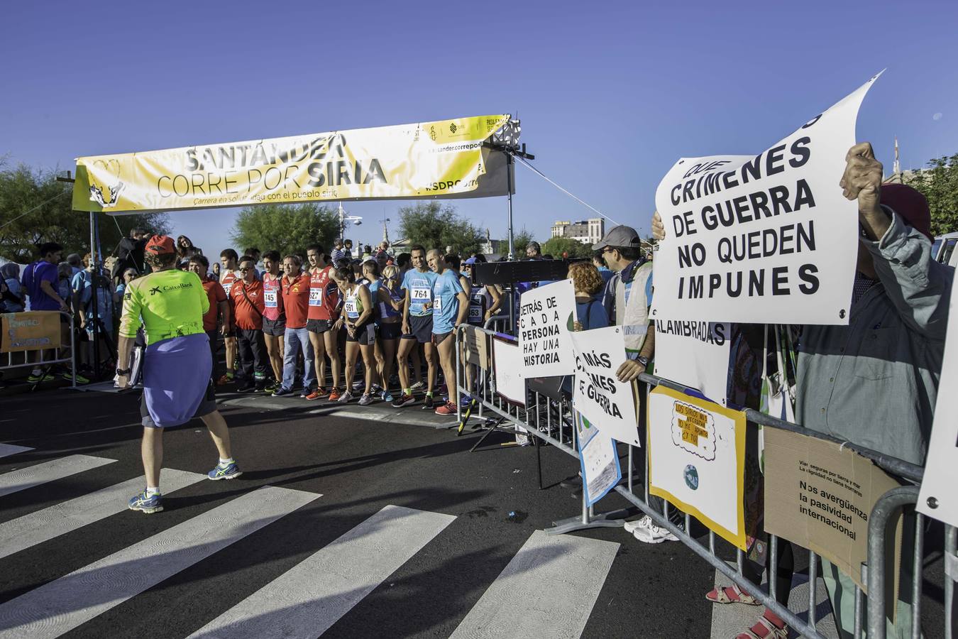 Santander corre por Siria