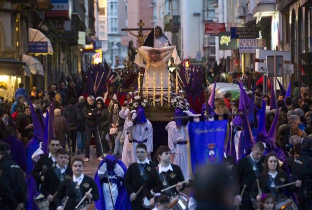 Jueves Santo en Santander.