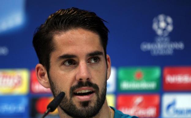 Isco Alarcón, en la Ciudad Deportiva de Valdebebas