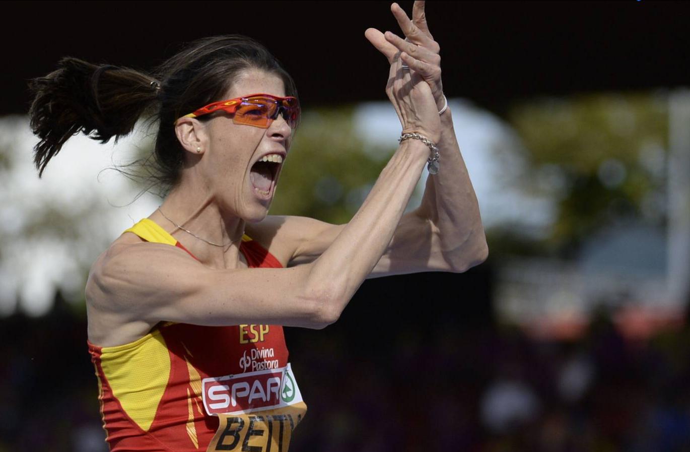 Ruth Beitia se proclamó de nuevo campeona de Europa de salto de altura en Zurich en el año 2014.