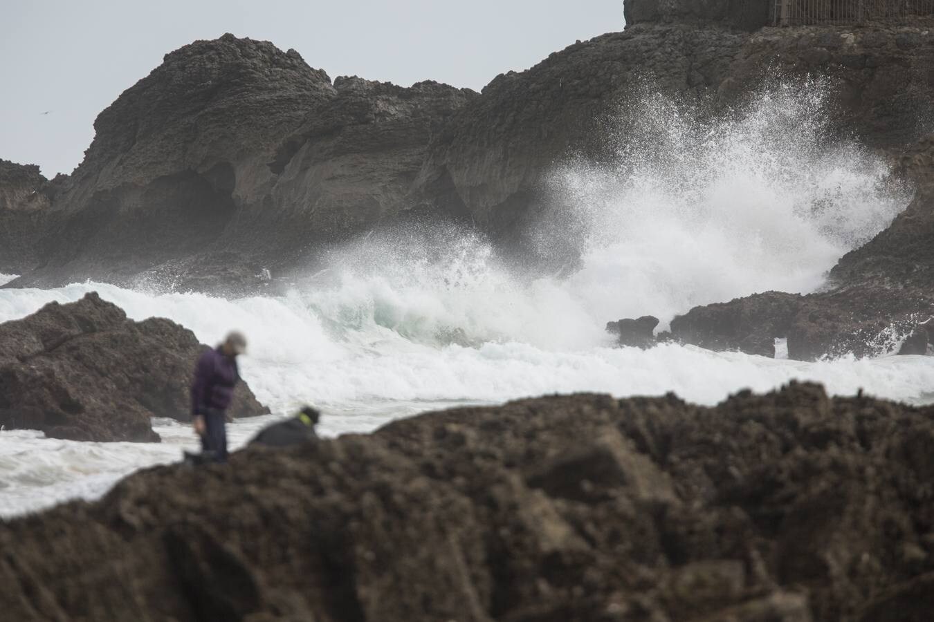 Los primeros efectos del temporal se dejan ya notar en Cantabria