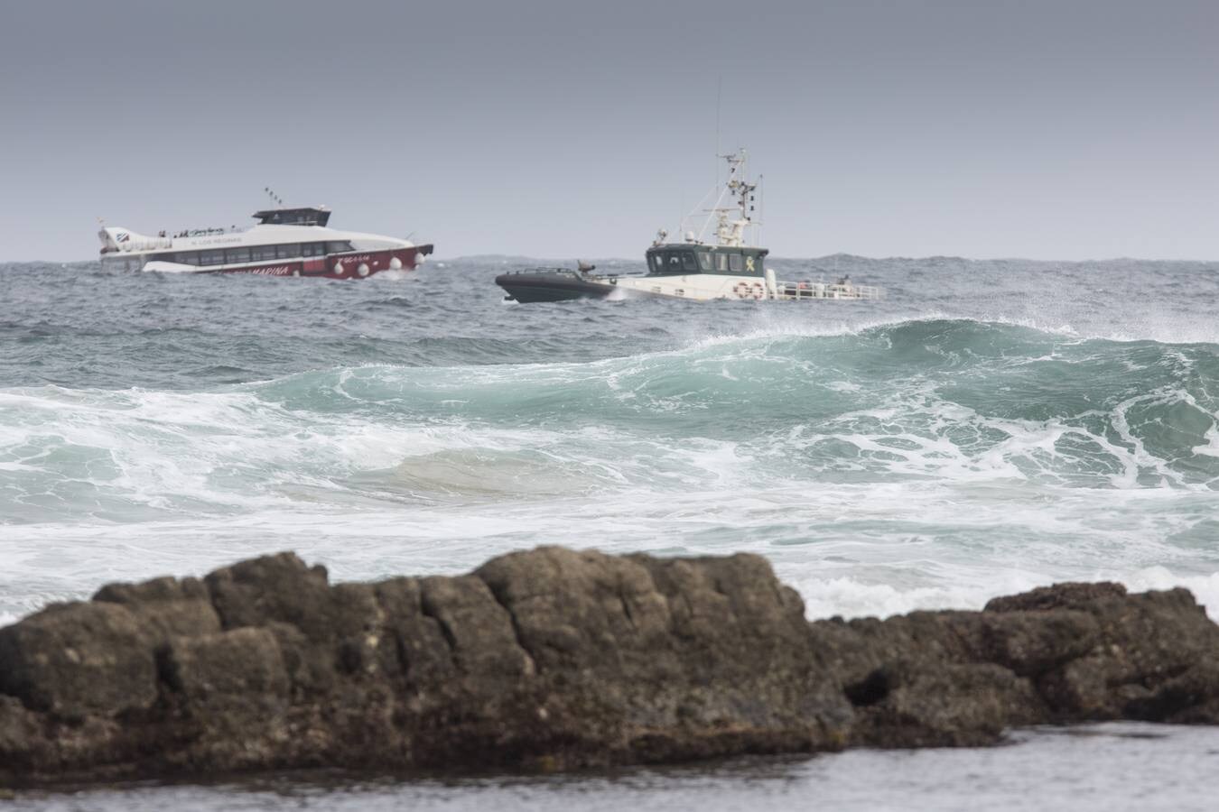 Los primeros efectos del temporal se dejan ya notar en Cantabria