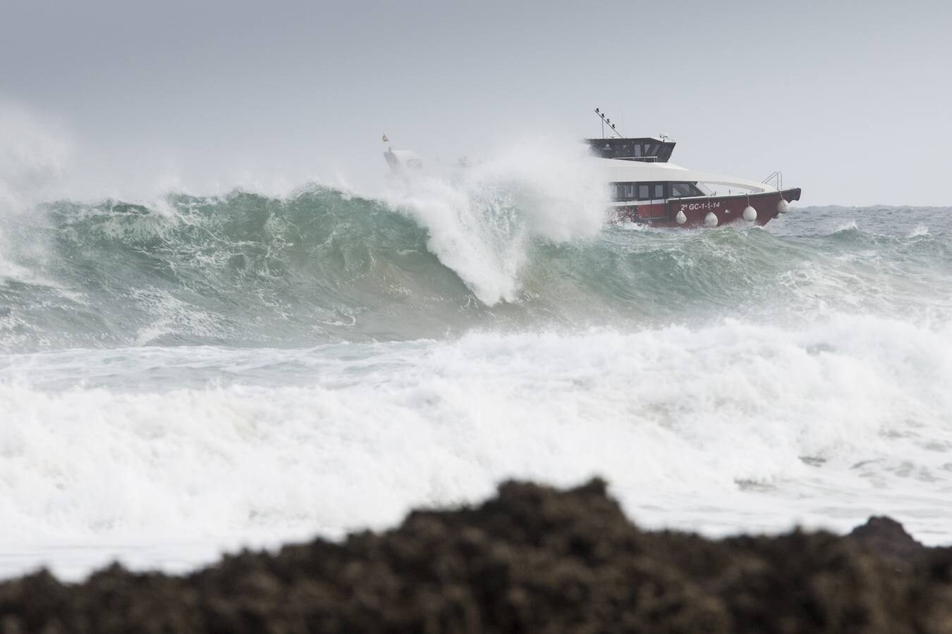 Los primeros efectos del temporal se dejan ya notar en Cantabria