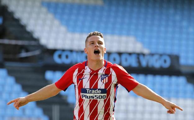 Kevin Gameiro celebra su gol. 